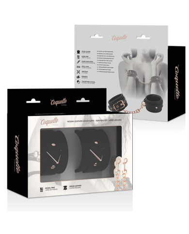 COQUETTE CHIC DESIRE - MENOTTES FANTASY EN CUIR VÉGAN AVEC DOUBLURE EN NOPRÈNE