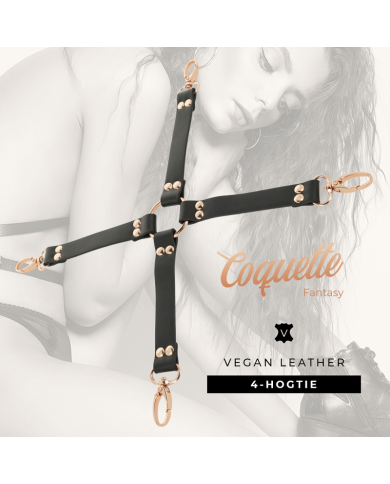 COQUETTE CHIC DESIRE - CRAVATE DE PORC FANTAISIE EN CUIR VÉGÉTAL