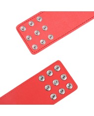 OHMAMA FETISH - MENOTTES ROUGES AVEC FERMETURE À PRESSION