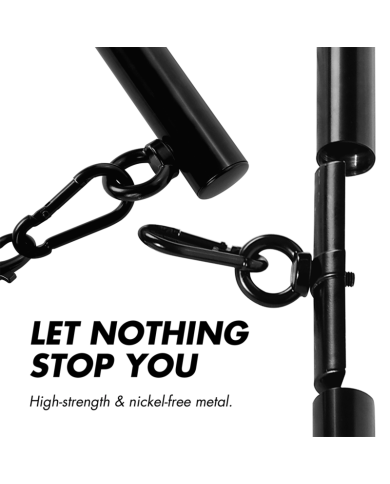 FETISH SUBMISSIVE BONDAGE - BARRE SÉPARATEUR RÉGLABLE 4 PIÈCES