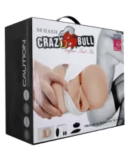 CRAZY BULL - VAGIN ET ANUS AVEC TATOUAGE RÉALISTE AVEC VIBRATION CRAZY BULL - VAGIN ET ANUS AVEC TATOUAGE RÉALISTE AVEC VIBRATION