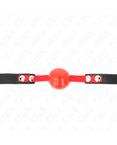 KINK - BALLE TPE SOUPLE 4 CM GAG MODÈLE 4 60 x 2 CM RÉGLABLE 37-52 CM