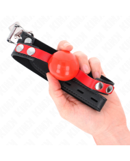 KINK - BALLE TPE SOUPLE 4 CM GAG MODÈLE 4 60 x 2 CM RÉGLABLE 37-52 CM