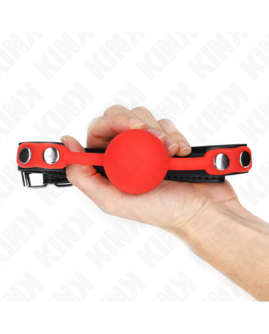 KINK - BOULE SILICONE ROUGE 4 CM BAG 60 x 2 CM