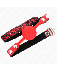 KINK - BOULE EN SILICONE 4 CM GAG MODÈLE 2 60 x 2 CM