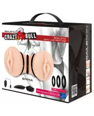 CRAZY BULL - MASTURBATEUR DOUBLE VAGIN RÉALISTE EMMA CRAZY BULL - MASTURBATEUR DOUBLE VAGIN RÉALISTE EMMA