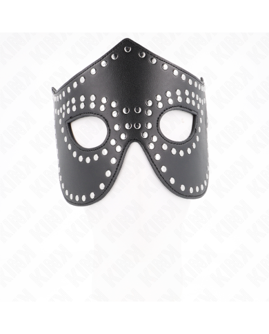 KINK - MASQUE EN CUIRETTE À RIVETS MODÈLE 2 30 x 12 CM