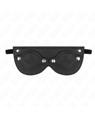 KINK - MASQUE EN CUIRETTE AVEC CACHE-YEUX DÉTACHABLES 22 x 9 CM