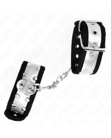 KINK - APPUI-POIGNETS FINS NOIR / ARGENT 30 X 4 CM