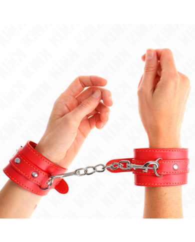KINK - APPAREILS-POIGNETS FINS ROUGE AJUSTABLES 21-33 CM