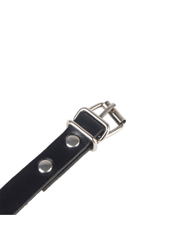 SUBBLIME - 953690 MENOTTES AVEC CEINTURE DE BONDAGE NOIRE TAILLE UNIQUE