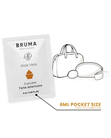 BRUMA - GEL GLISSANT À L''ALOE VERA SAVEUR CUPCAKE 6 ML