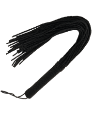 DARKNESS - FOUET DE BONDAGE NOIR 50CM
