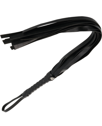 DARKNESS - FOUET DE BONDAGE NOIR 45 CM