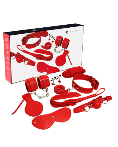EXPERIENCE - KIT FÉTICHE BDSM SÉRIE ROUGE
