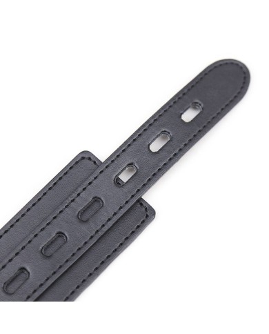 OHMAMA FETISH - COLLIER DE SOUMISSION AVEC 3 ANNEAUX