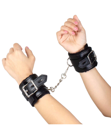SECRETPLAY - MENOTTES DE BONDAGE NOIRES COLLECTION BDSM