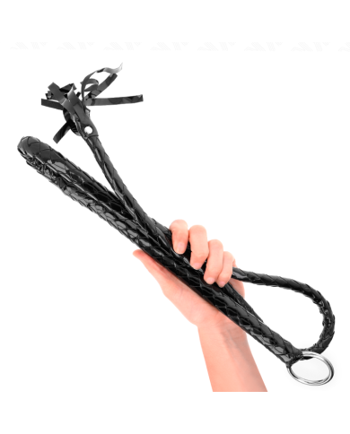 KINK - FOUET LONG EN PVC BRILLANT 138 CM