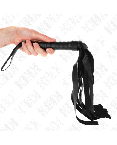 KINK - Fouet à queue large noir 48,5 CM