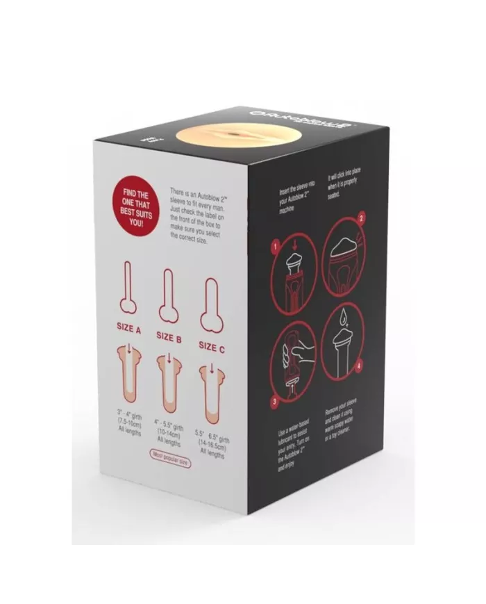 AUTOBLOW - 2+ MANCHON VAGIN TAILLE A AUTOBLOW - 2+ MANCHON VAGIN TAILLE A