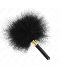 KINK - PLUMES CHACOULES EN MÉTAL DORÉ NOIR 18 CM