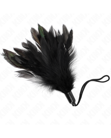 KINK - PLUMES CHACOUILLÉES AVEC MANCHE CORDE BASE PLASTIQUE 15 CM