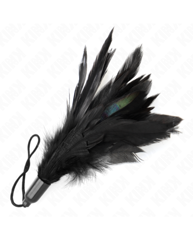 KINK - PLUMES CHACOUILLÉES AVEC MANCHE CORDE BASE PLASTIQUE 15 CM