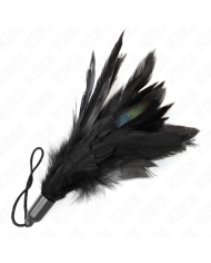 KINK - PLUMES CHACOUILLÉES AVEC MANCHE CORDE BASE PLASTIQUE 15 CM