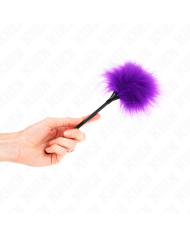 KINK - PLUMES TICKLE VIOLES UTILISÉES POUR LE KIT BONDAGE 27 CM