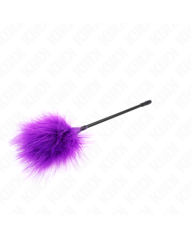KINK - PLUMES TICKLE VIOLES UTILISÉES POUR LE KIT BONDAGE 27 CM