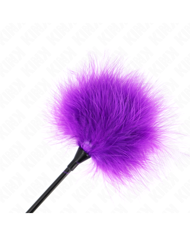 KINK - PLUMES TICKLE VIOLES UTILISÉES POUR LE KIT BONDAGE 27 CM