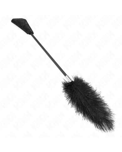 KINK - PLUMES D'AUTRUCHE POUR TICKLE AVEC PALETTE DENTELLE 56 CM