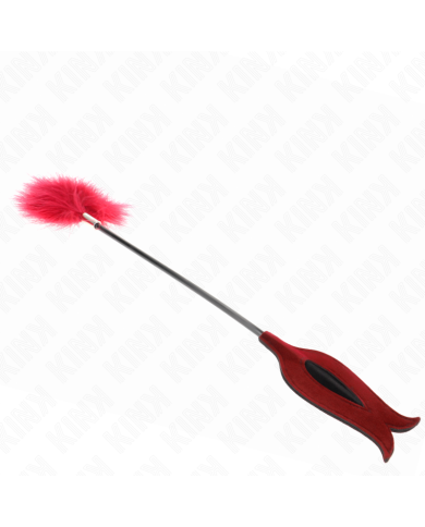 KINK - PLUMES DE CHACOUILLES AVEC PALETTE EN FORME DE ROSE 8 CM