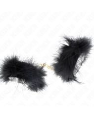 KINK - MANCHETTES EN PLUME AVEC CHAÎNE OR MODÈLE 0