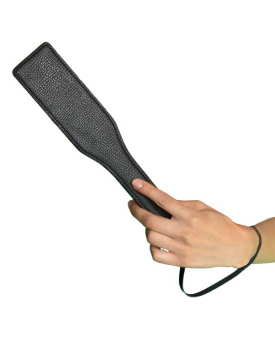 CALEXOTICS - NOCTURNAL PADDLE EN CUIR NOIR