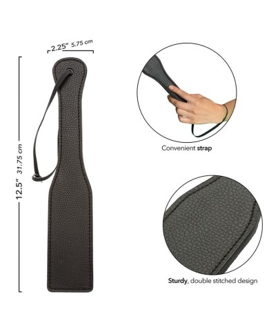 CALEXOTICS - NOCTURNAL PADDLE EN CUIR NOIR