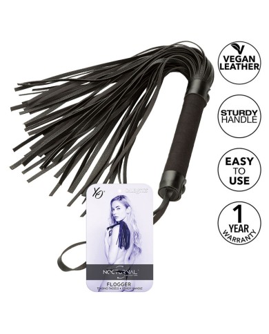 CALEXOTICS - NOCTURNAL FLOGGER CUIR NOIR