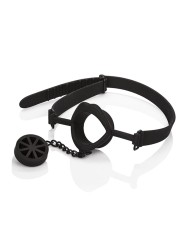 CALEXOTICS - SCANDAL BÂILLON AVEC PLUG EN SILICONE NOIR