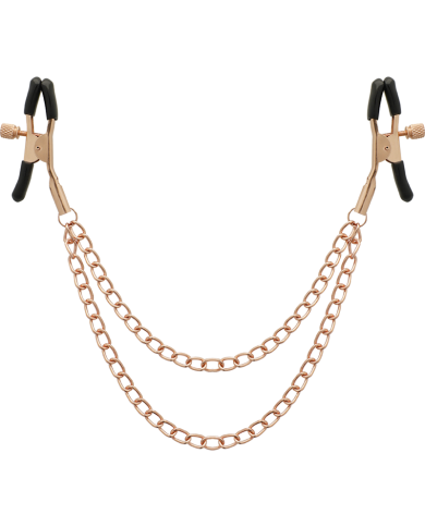 COQUETTE CHIC DESIRE - PINCES METELONS FANTAISIE EN MÉTAL AVEC CHAÎNE