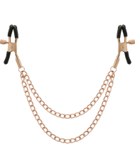 COQUETTE CHIC DESIRE - PINCES METELONS FANTAISIE EN MÉTAL AVEC CHAÎNE