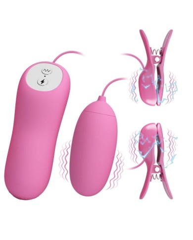 PRETTY LOVE - PINCE ÉPILER AVEC VIBRATION ET ÉLECTROCHOC ROSE