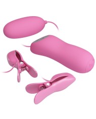 PRETTY LOVE - PINCE ÉPILER AVEC VIBRATION ET ÉLECTROCHOC ROSE