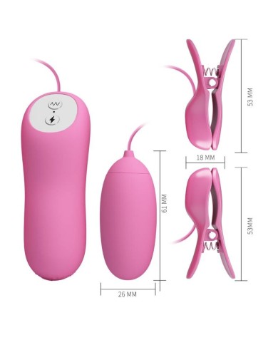 PRETTY LOVE - PINCE ÉPILER AVEC VIBRATION ET ÉLECTROCHOC ROSE