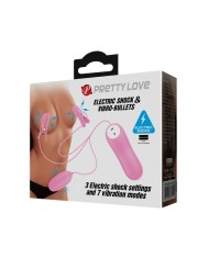 PRETTY LOVE - PINCE ÉPILER AVEC VIBRATION ET ÉLECTROCHOC ROSE