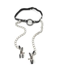 FETISH FANTASY SERIES - GAG AVEC PINCES NIPPLE