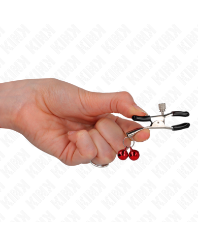 KINK - PINCE À METON DOUBLE CLOCHE ROUGE 6 CM