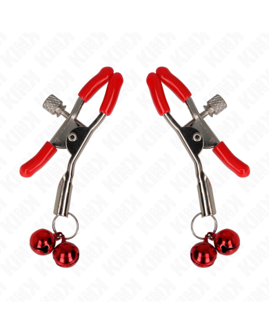 KINK - PINCE À METON DOUBLE CLOCHE ROUGE ROUGE 6 CM