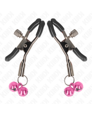 KINK - PINCE À METON DOUBLE CLOCHE ROSE 6 CM