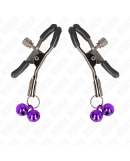 KINK - PINCE À METON DOUBLE CLOCHE VIOLET 6 CM