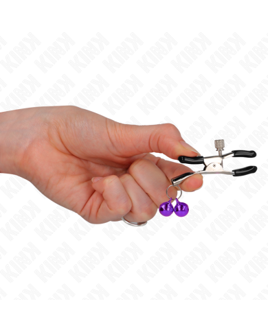 KINK - PINCE À METON DOUBLE CLOCHE VIOLET 6 CM